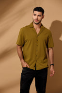 Riviera Waffle Resort Textured Shirt