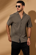 Riviera Waffle Resort Textured Shirt