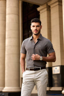 Luxe Knit Polo Shirt