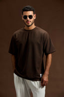 GridForm Relaxed Textured T-Shirt