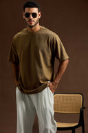 GridForm Relaxed Textured T-Shirt