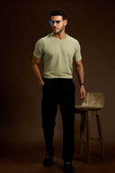 Velocity Grid Textured T-Shirt