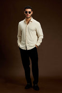 Velouré Ribbed Resort Textured Shirt