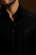 Altiero Contrast Knit Button short sleeve shirt