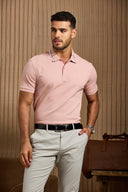 Gridline Tipped Collar Polo