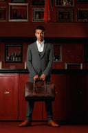 Redvers Buller “Heritage Voyager” Leather Duffle Bag