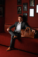 Redvers Buller “Heritage Voyager” Leather Duffle Bag