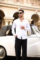 මධ්‍යම රාත්‍රියේ තරංග ටෙක්ස්චර්ඩ් කමිසය