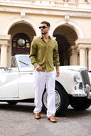 Midnight Wave Textured Shirt