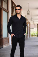 මධ්‍යම රාත්‍රියේ තරංග ටෙක්ස්චර්ඩ් කමිසය