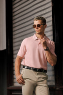 Gridline Tipped Collar Polo