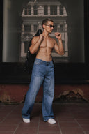 Core Flow Wide-Leg Denim