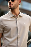 Luxe Knit Polo Shirt