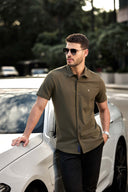 Luxe Knit Polo Shirt