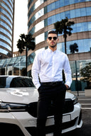 Refined Oxford Weave Shirt : Slim Fit