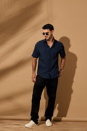 Aurelian Wave Textured Shirt : Classic Fit