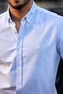 The Madison Stripe Oxford Shirt : Slim Fit