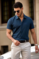 Luxe Knit Polo Shirt