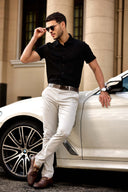 Luxe Knit Polo Shirt