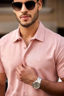 Luxe Knit Polo Shirt