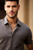 Luxe Knit Polo Shirt