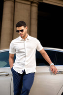 Luxe Knit Polo Shirt