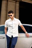 Luxe Knit Polo Shirt