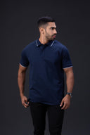 The Classic Contrast-Tipped Polo