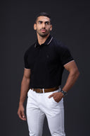 The Classic Contrast-Tipped Polo