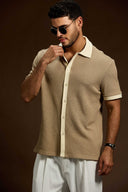 Cortéz Textured Knit Polo