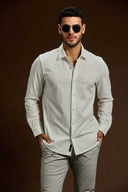 Strato Ribbed Tailored Knit Shirt