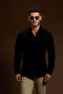 Strato Ribbed Tailored Knit Shirt