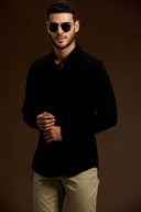 Strato Ribbed Tailored Knit Shirt