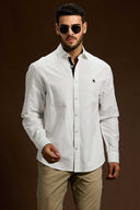 The Signature Heritage linen cotton shirt