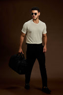 Ridge Knit Textured Tee