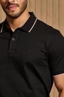The Classic Contrast-Tipped Polo