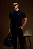 Velocity Grid Textured T-Shirt