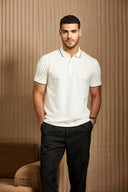The Classic Contrast-Tipped Polo