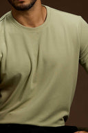 Velocity Grid Textured T-Shirt