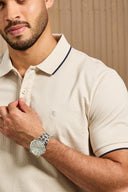 The Classic Contrast-Tipped Polo