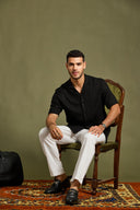 Elvaro Lace-Knit Resort Shirt