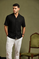 Elvaro Lace-Knit Resort Shirt