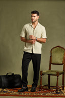 Elvaro Lace-Knit Resort Shirt